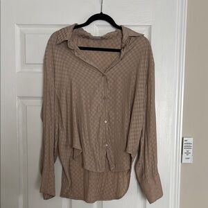 Elegant Tan Women's Top